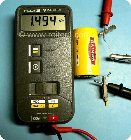Spannungsteiler Multimeter  Batterie Widerstnde